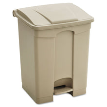 Dust Bin, Plastic, Rectangular, Center Pedal, 10L