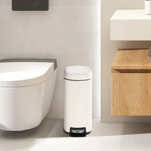 Dust Bin, Plastic, Rectangular, Center Pedal , 35L, Yellow