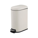 Dust Bin, Plastic, Rectangular, Center Pedal , 35L, Yellow