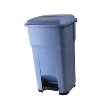 Dust Bin, Plastic, Rectangular, Center Pedal , 55L, Grey