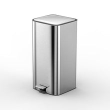 Dust Bin, Steel, Rectangle, Pedal Type, 30L