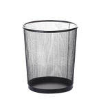 Dust Bin, Steel, Round, Open Top, Mesh, 10L