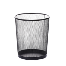 Dust Bin, Steel, Round, Open Top, Mesh, 10L
