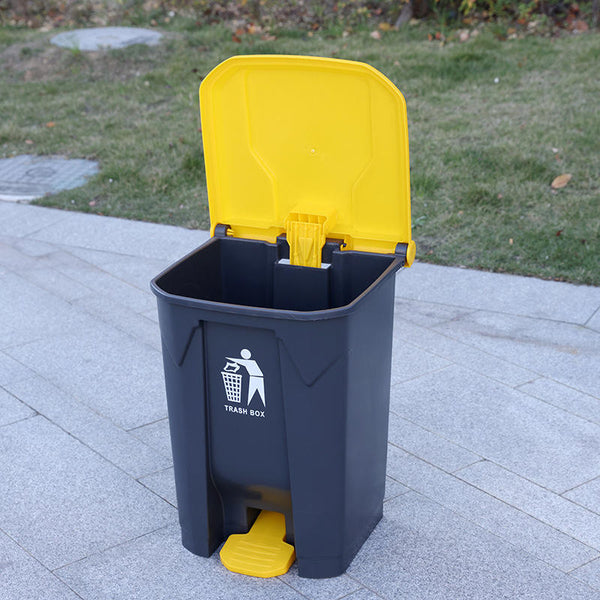 Dust Bin, Plastic, Rectanguler, Push Top, 20L,LD-20X