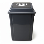 Dust Bin, Plastic, Push Type