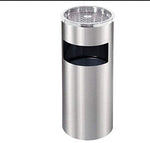 Dust Bin, Stainless Steel, Round, Ash Tray Top, 25 cm Wide
