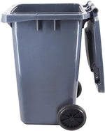 Trash Can, Outdoor, with Wheels and Cover, 240 L