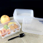 Packaging, Container, Rectangular, Disposable with Lid